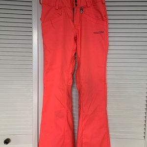 Volcom Modern Straight Snow Pants XS Pink
